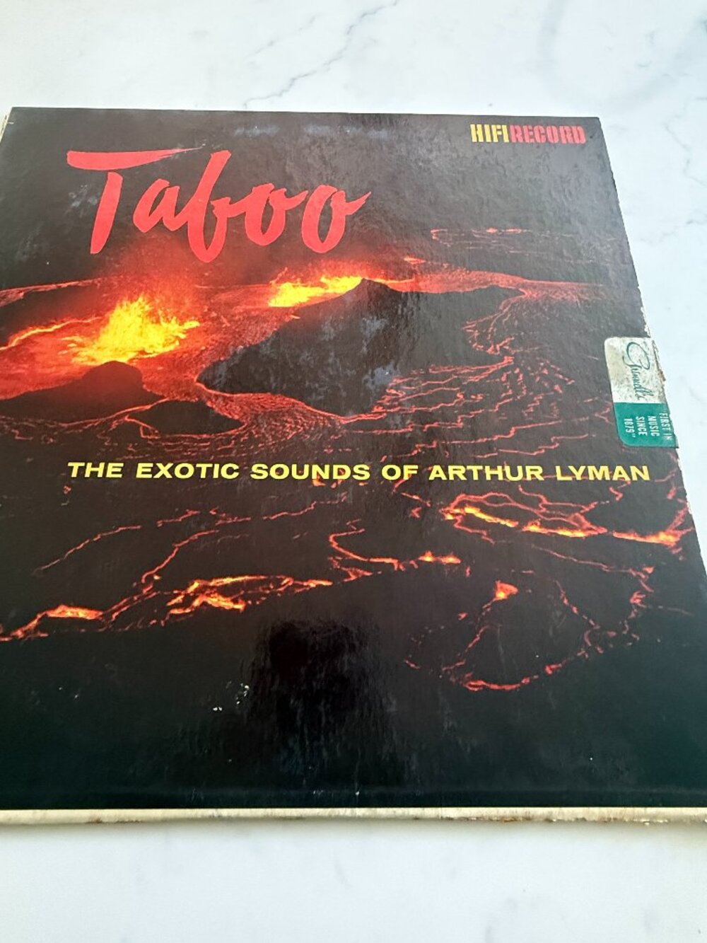 Arthur Lyman – "Taboo" Album LP